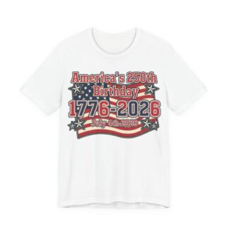 1776–2026 Vintage Patriotic T-Shirt — America's 250th Birthday (1776–2026)