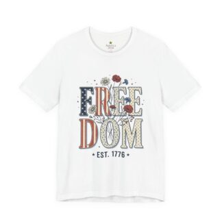 FREEDOM • EST. 1776 Patriotic Graphic T‑Shirt